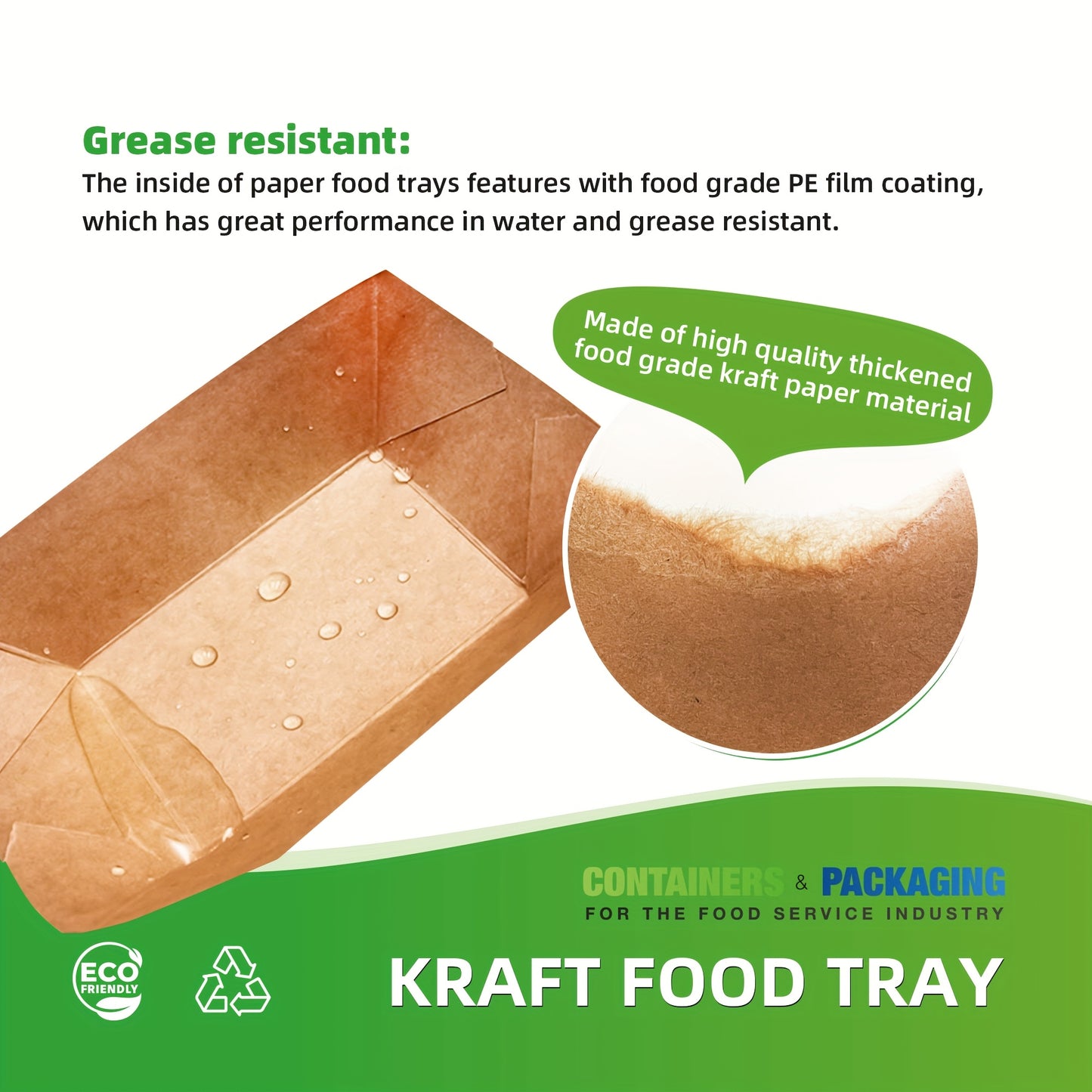 500pcs Load-bearing 3LBS High-quality Disposable Kraft Paper Food Tray - Sturdy Boat Shaped Container, Oil Proof And Leak Proof, Perfect For Hot Dogs, French Fries, Snacks - Suitable For Parties And Dining, High-quality Packaging, Safe And Worry Free